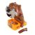 Adfaga Interactive Dog Bones Cards Tricky Game with Real Barking Sound and Jumping Action for Family Group Play Plastic Exciting Hand Eye Coordination Challenge