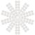 Adhesive Dots White 10 Sheets Round 10 Crepe Paper Flowers