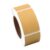 Adhesive Paper Roll Writable Stickers for Closet Grouping, Parcel Notes, Order, Hobby Projects Writable Brown Labels Adhesive Paper Sticker Roll Storage Bin Package Marking