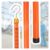 Adjustable 59ft High Voltage Survey Pole – Lightweight Telescoping Measuring Stick for Electrical & Surveying Use – Durable Red Measuring Rod