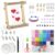 Adjustable Bead Loom Kit for Adults Wood Beading Loom Supplies Practical Jewelry Making Accessories Beading Kits Jewelry Earring Belts Making Tools Gifts for Christmas Beginners DIY Craft Lover