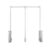 Adjustable Closet Rod Organizer, Pull Down Wardrobe Lift Rail with Pneumatic Buffer, Silver Finish, 510-1210mm, Ideal for Hanging Clothes, Supports Up to 15KG
