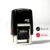 Adjustable Date Stamp Self-Inking for Office Business Documents (Black)