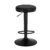 Adjustable Height Wobble Stool, Standing Desk Chair with Wheels, Black