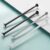 Adjustable No-Drill Stainless Steel Clothes Hanging Bar – Extendable Rail 105-170cm (White) – Space-Saving Easy Install Closet for Stylish Home Storage