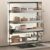 Adjustable Over Sink Dish Drying Rack, Expandable Storage Shelf Organizer with Utensil Holder, Large Capacity for Countertop
