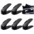 Adjustable Shoe Slots Organizer Rack, Black, 5Pcs Foldable Plastic Shoe Rack Set, Space-Saving, Ideal for Entryways, Closets, and Dorm Rooms (Pack of 1) (5 piece)
