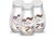 Adjustable Solid Gel Cone Air Freshener 7 oz – Warm Cinnamon Apple Scent Odor Eliminating Gel Freshener for Home, Bathroom, Kitchen, Office & Car – Long Lasting Fragrance – (Pack of 3)