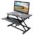 Adjustable Stand Desk Converter, Dual Tier Workstation with Keyboard Tray
