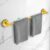 Adjustable Suction Cup Towel Bar for Bathroom Wall,17 Inch~29 Inch Towel Racks for Bathroom,Stainless Steel Bath Towel Holder(Brushed Gold)