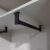 Adjustable U Shape Closet Organizer System, Ceiling Mount Garment Rack, Kids Clothes Hanger, Black Wardrobe Bracket, 95cm (37.4″) Space-Saving Solution
