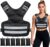 Adjustable Weighted Vest, 11-18lb Body Weight Vest for Women and Men with 6 Iron Sand Bags, Reflective Stripes and Phone Pocket for Running, Walking, Workouts