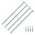 Adjustable Window Security Grille, 27.6-41.3 Inch Extendable Window Guard with 4 Crossbars, Heavy Duty Galvanized Steel Window Bar for Home and Office Safety