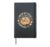Adorable Kawaii Dumpling Inspirational Art Hardcover Journal, Black
