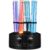 Adtzpc Rare Gases Neon Light, 4 Noble Gas Glass Tubes with Excitation Base Coil, 99.999% High Purity Ne/ar/ke/xe & Durable High-Borosilicate Glass, for Chemistry Education and Collection