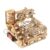 Adult 3D Wooden Spiral Walkway Marble Run Assembly Kit, DIY Mechanical Model Building Set, Educational STEM Puzzle Desktop Toy, Birthday Gift for Teens Aged 14 and up, All-new Upgraded Deluxe Edition