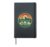 Adventures With My Fur Crew Dog Hiking Outdoor Design Hardcover Journal, Black