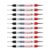 ADYJAN Nib Marker, 10pcs Double Long Nib Marker Pens, Construction Pen, Longer Head Deep-Hole Markers Pens Waterproofs, Permanent Metal Marking Pen for Marking on Metal Wood Glass Ceramic