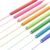AECHY 8Pcs Dual Tip Pattern Marker Pens, 8 Colors, 6 Curve Shapes Designs