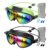 Aegend Kids Swim Goggles with Bungee Strap No Leaking Anti Fog Toddler Swimming Goggles with Quick Adjust Ages 6-14 (Aqua & Green, Small)
