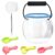 Aerbee Beach Exploration Kit, Catch & Release Aquarium Fish Tank with Net, 4PCS Mini Sand Shovels & Clear Critter Keeper, Clear Aquatic Pets Tank, Fun Beach Tools for Beginner (Beach, River Set)