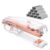 Aesthetic Clear Acrylic Office Desk Stapler w/ 1000 Staples, Rose Gold
