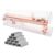 Aesthetic Clear Acrylic Office Desk Stapler w/ 1000 Staples, Rose Gold