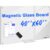 AFAMT Magnetic Dry Erase Board, 40″ x 60″ Glass Whiteboard, 4mm Tempered Glass, Strong Magnetic Surface, No Ghosting, Large Frameless Mounted Glass White Board for Office, Home, School
