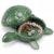 Afarnook Sea Turtle Ceramic Jewelry Box with Lid Cute Turtle Trinket Dish Tray Organizer Ring Holder Storage Box for Rings Earrings Necklaces Coastal Ocean Decor Sea Lover Gifts for Women