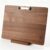 Affca Oversized Walnut Wood Clipboard with Stable Base A3 Legal Size