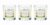 Affinati Coconut Dream Scented Mini Candles, 3-Pack