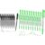 Affisure Black and Green Ultra Fine Point Permanent Markers