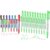 Affisure Color and Green Ultra Fine Point Permanent Markers