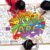 Affrolling Giant Coloring Poster for Classroom Wall Versatile 31.5 x 72 Inches Jumbo Coloring Tablecloth Books Crafts Activities Gifts for Classroom Home Birthday Party Supplies Favor(Rainbow)