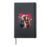 Afghan Hound Dog St Valentines Day Artwork Hardcover Journal, Black