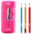 AFMAT Electric Pencil Sharpener, Fully Automatic Pencil Sharpener, Auto in & Out, Rechargeable Hands-Free Sharpeners for Jumbo & Colored Pencils (6.5-12mm), Portable for Home/Classroom/Office PSC2