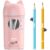 AFMAT Electric Pencil Sharpener, Pencil Sharpener for Classroom, Auto in & Out, Fully Automatic for φ7-8mm Pencils, Rechargeable & Cordless, Kids Pencil Sharpeners for Classroom Home School PSX9