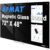 AFMAT Magnetic Glass Dry Erase Board, 72″ x 48″ Wall Mounted Black Glass Board, 4mm Tempered Glass w/Strong Magnetic Surface, Large Frameless Black Whiteboard for Office Home School