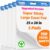 AFMAT Sticky Easel Pads, 25 in x 30 in Flip Chart Paper for Teachers, Super Sticky & Bleed-Resistant, Self-Stick Anchor Chart Paper for Office/Classroom/Whiteboard/Wall/Windows, 30 Sheets/Pad, 5 Pads