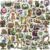 AFRITEE Fantasy Forest Stickers – 100 Pcs Holographic Starry Film Mystical Woodland Bulk Sticker Pack for Scrapbook Journaling Laptop Adults Teens Enchanted Decor