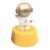AFXGUSD Kitchen Cooking Timer Astronaut Mechanical Timer Alarm Silicone Build Wind with Visual Dial Suitable for Cooking, Golden