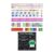 AFXGUSD Pocket Chart Classroom Calendar Teaching Material Organizer with Card Set Weather Turnable Counting Suitable for Kindergarten Classroom Homeschool Gro
