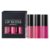 Agoky 3Pcs Velvety Matte Liquid Lipstick – Mini Transfer-Resistant Glaze Set for Everyday Wear Color 01 One Size