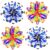 AGSIXZLAN 4Pcs Colorful Expandable Breathing Ball Toy for Kids Boys Girls