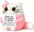 AHANKERE Teacher Appreciation Gifts,Teacher Gifts for Women,End of Year Teacher Gifts,Graduation Birthday Retirement Cat Gift for Teachers,Handmade Crochet Cat Decorate Gift,Pink
