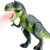 AHCo. Trex Dinosaur Toys for Kids 3-5, Small Electric Walking Tyrannosaurus Rex Dino for Toddler Boys, Best Gifts for Age 3 4 5 6 7 Year Old, Light, Sound & Spray