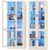 Aheaplus 80″ Display Cabinet with Glass Doors, 5-Tier Tall Bookcase with LED Light, Glass Display Case with Adjustable Shelves, Curio Cabinet for Collectibles, Home, Office, Book, Pantry, Warm White1