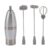 Ahgsup Electric Hand Blender with 3 Detachable Stainless Steel Whisks, Portable Foam Machine for Milk Coffee, Cappuccino, Hot Chocolate and Smoothies