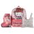 AI ACCESSORY INNOVATIONS Hello Kitty Cowgirl Cute 3 PC Backpack Set for Girls, 16” Book Bag with Diecut Insulated “Boot” Box, & Detachable Reusable Tote Dangle