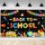 AIBIIN Back to School Backdrop First Day of School Classroom Photography Background Welcome Back to School Preschool Kindergarten Classroom Party Decorations Banner Photo Booth Props 70.8×43.3 inch